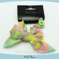 fancy hair accessories for woman hair scrunchy chiffon bowknot hair band